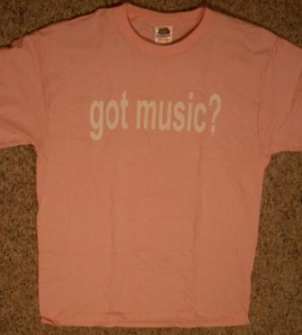 Got Music? Pink Shirt